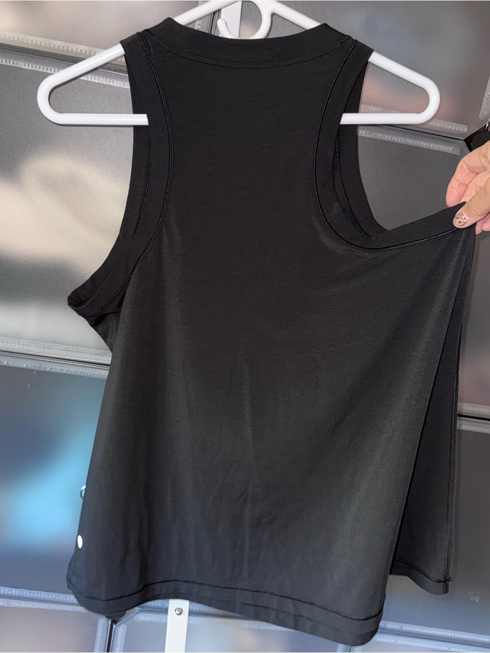 Lululemon Jersey Training Tank Top in Black Size 12 - Picture 10 of 11